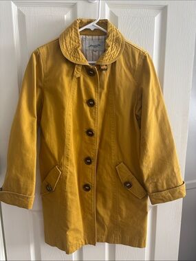 Women's Mustard Yellow Trench Coat by